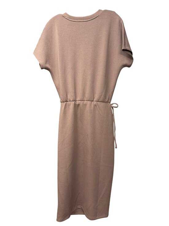 Spanx Air Essentials Wrap Tie Midi Dress Size Medium New - Picture 8 of 8